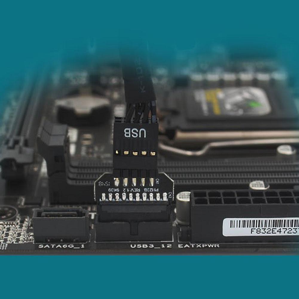 9 Pin Male Housing To USB 3.0 Converter USB3.0 To USB 2.0 Converter Connector Interface Adapter Motherboard Chassis  Accessories
