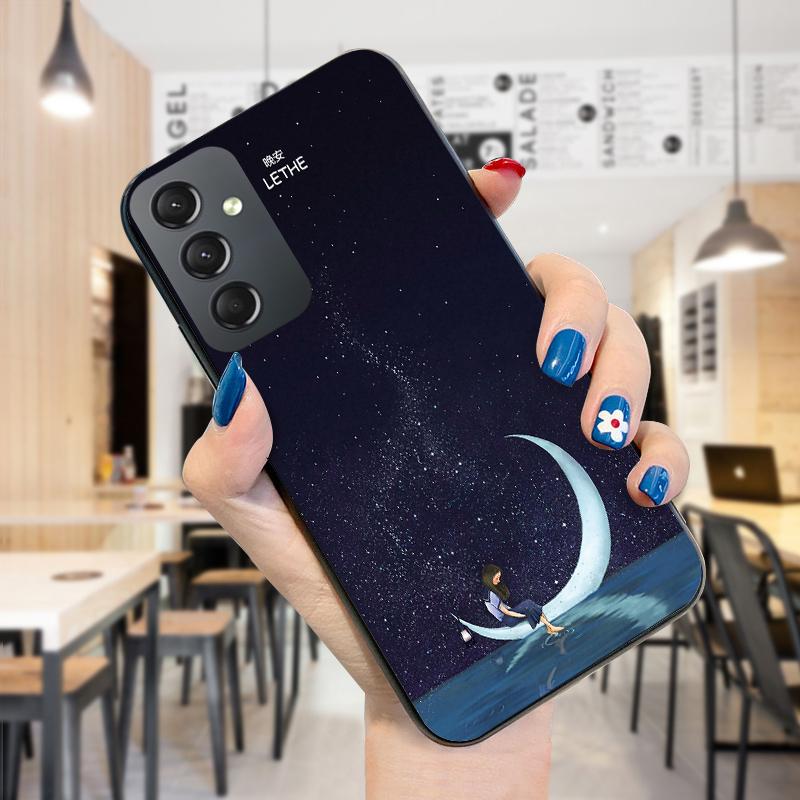 Handyhülle mit bemaltem Muster, stoßfest, weiche Silikon-TPU-Schutzhülle für Samsung-Abdeckung