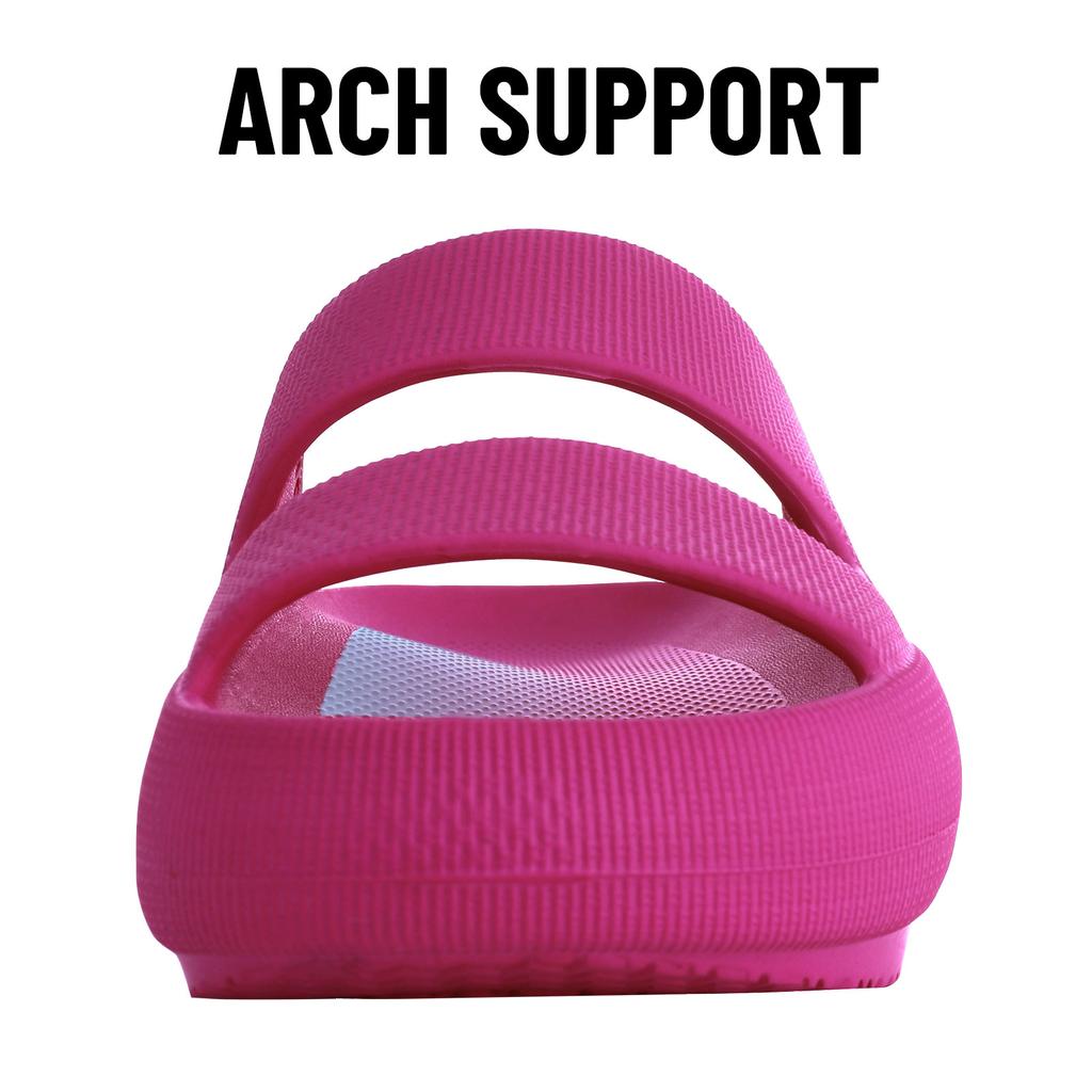 fashion Comwarm New Women's Thick Platform Sandals Summer Soft Cloud Slippers Outdoor Lightweight Beach Shoes Arch Support Slide Sandals