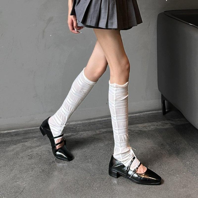 2026 Spring French Pointed Toe Women Mary Jane Shoes Fashion Concise Shallow Buckle Shoes Ladies Elegant Low Heel Dress Shoes