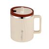 500Ml Portable Insulated Coffee Mug With Handle Leak-proof Double-layer Water Cup Large Capacity 304 Stainless Steel Coffee Cup