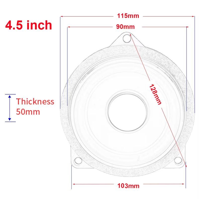 Car 4.5 Inch Horn For BMW F30 G30 G20 G01 F48 F20 F23 F34 3GT X1 X2 Door Panel Midrange Speaker Hi-Fi Audio Loudspeaker Stereo
