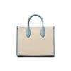 Michael Kors MK Mirella Classica Monocolore Moda da Pendolare Borsa a Shopper Grande Capacità in Tela Donna Borse a Shopper Blu 35S2G7ZC5C-464