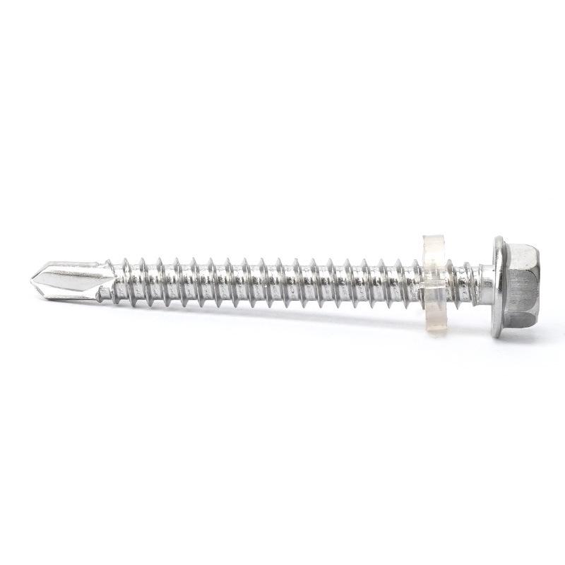 Rust-Proof 410 Stainless Steel M5.5 Hex Head Self-Drilling Self-Tapping Screw