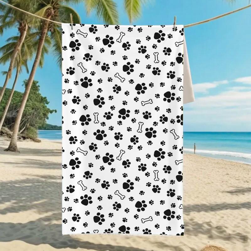 Ultra Absorbent Microfiber Beach Towel With Sea Turtle Print Quick Dry Large Size 70x140cm Pool Vacation Travel