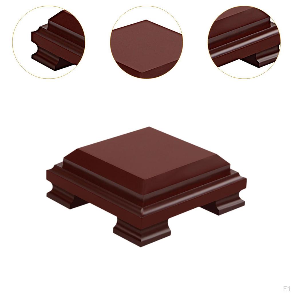 Elegant Wooden Display Base for Sculptures And Art Pieces