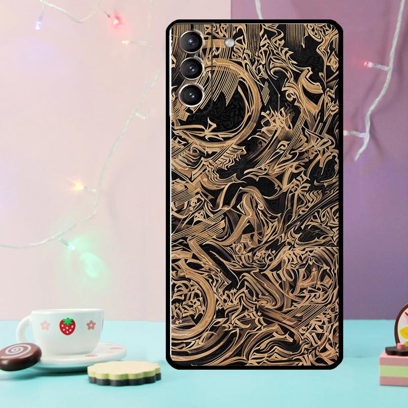 Pokras Lampas Art Graffiti Phone Case For Samsung Galaxy S24 S25 Ultra S21 S22 S23 Ultra S9 S10 S20 Plus S25 FE Cover