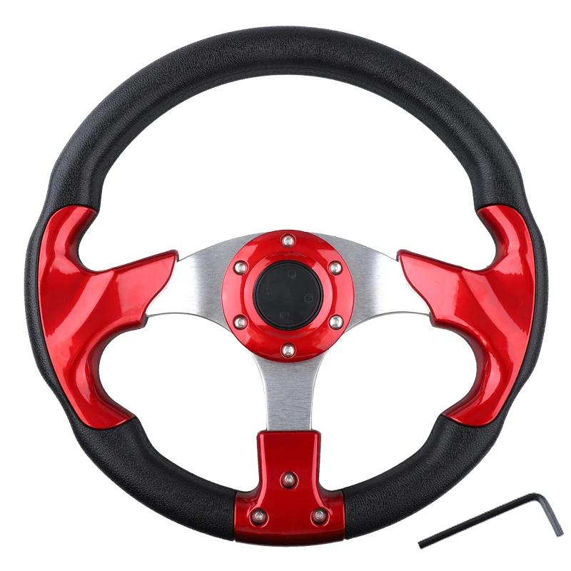 Racing Style 320mm 13 Inch Steering Wheel for YAMAHA Golf Cart EZGO Car Accessories