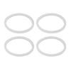 Distiller Seal Replacement Parts, WearResistant Silicone Water Distiller Seal, and Hygienic, High Temperature Resistant, 4Pcs for (4L)