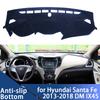 Para Hyundai Santa Fe 2013-2018 DM IX45 Acessórios Interiores Capa do Painel do Carro Tapete de Painel Almofada de Bordo Carpete Dashmat Tapetes Anti-UV