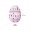 2026 Latest Models Easter Decor Coloful Egg Paper Lanterns Cartoon Rabbit Chick DIY Hanging Pendant Happy Easter Day Party Decor
