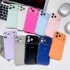 Genuine Glass Glossy Hard Shockproof Case for iPhone 17 16 15 14 13 12 11 Pro Max Plus Macaron Candy Color Cover for iPhone Air