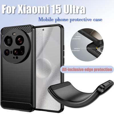 Pre puzdro Xiaomi 15 Ultra Kryt Xiaomi Mi 15 Ultra Mäkký TPU nárazník Štít Ochranné zadné kryty telefónu Pre Xiaomi 15 Ultra Funda
