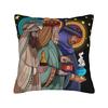 Seat Decorations Día de los Reyes Magos Epifanía Three kings Pillowcases Accessories  Pillow Cover Zippered Multi Size
