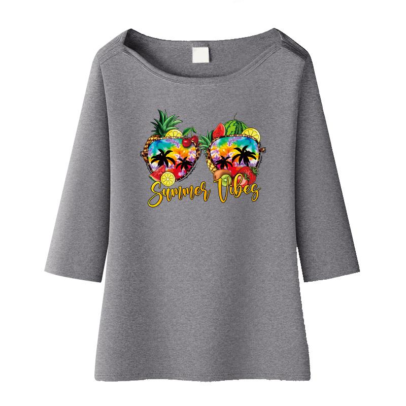 Aufnäher zum Aufbügeln, Motiv: Sommerfrüchte, Kleidung, Aufkleber, Bikini, DIY, T-Shirt, Parches, Ropa, Wärmepresse, applizierte Patches für Kleidung, Palm