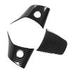 3Pcs Steering Wheel Cover Patch Interior Accessories Replacement for Tesla Model 3 Or Y 2021 to 2023 Carbon Fiber Look
