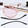 1Pair Tr90 Temple Legs for Eyeglasses Universal Replacement Comfortable Ear Fit Flexible Resilient Lightweight Sunglass Frame