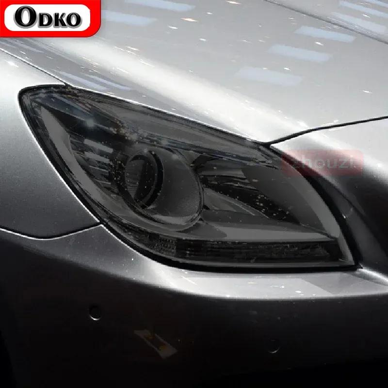 For Mercedes Benz SLK Class R172 AMG 2011-2015 Car Headlight Tint Black Protective Film Transparent TPU Sticker Accessories