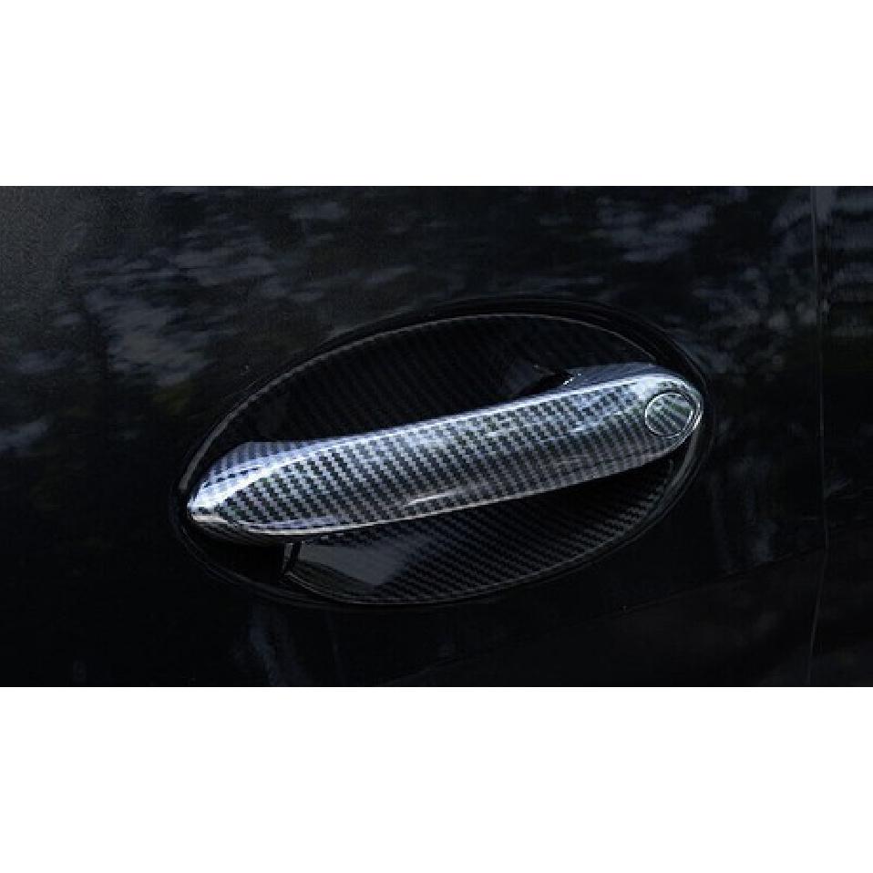 ABS Carbon Fiber Car Door Handle Cover Trim For BMW 3 Series G20 -