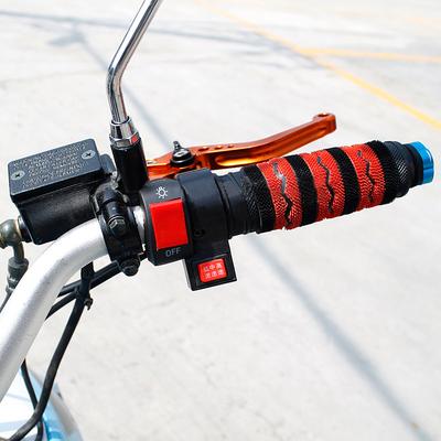 22mm Universal Motorcycle Handlebar Light Switch Button LED Headlights Power Off Function Dual Flash Switch Motor Accessories