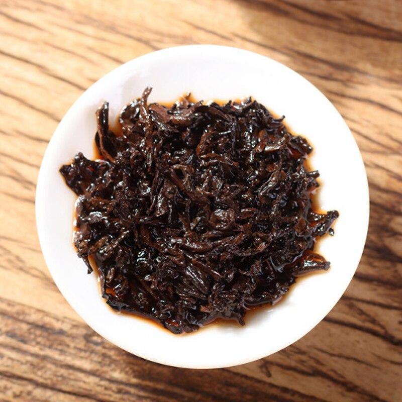 2019 Ripe Puer Tea Yiwu Golden Buds Ancient Tree Shu Puerh Tea 357g