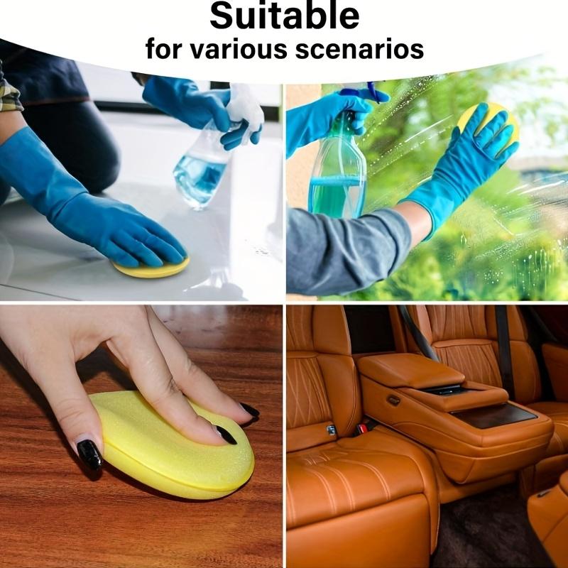 24pcs Foam Car Wax Applicator Pad Foam Applicator Pads Detailing Round 4 Inch Polishing Sponges for Car Wax Applicator Pad