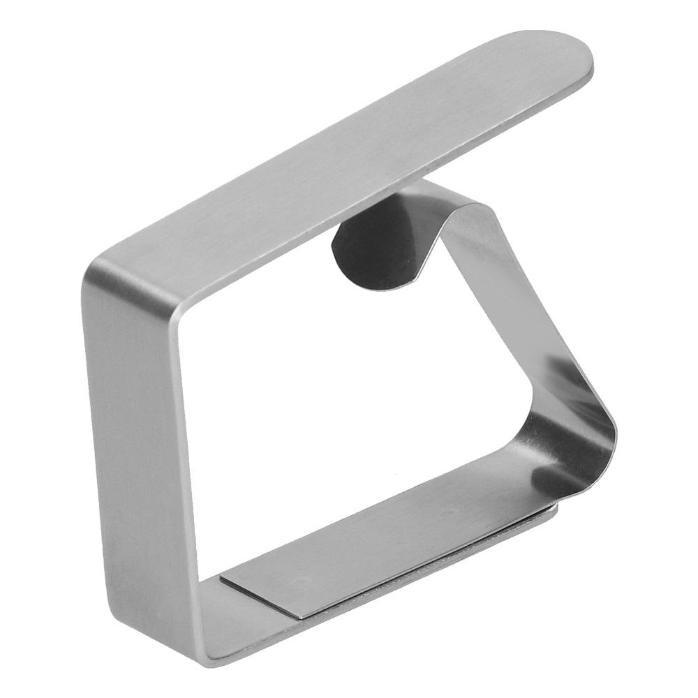 3Pcs Stable Hold Stainless Steel Tablecloth Clip Thickened Anti-slip Table Clamp Long Style Adjustable Home Clip Outdoor Table