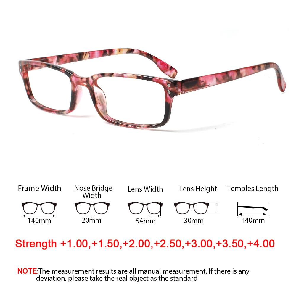 TUREZING Presbyopia Eyeglasses Vision High Definition Optical Lenses Correction Lenses with Doctor Prescribed Diopter Glasses for Ladies and