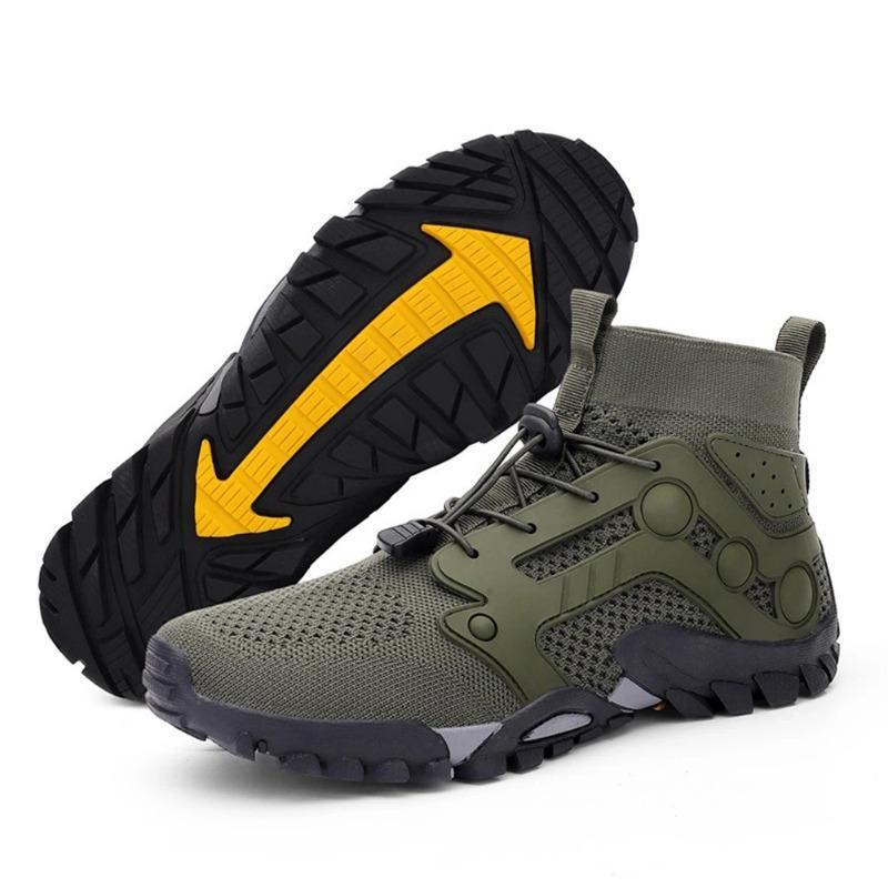 Damskie buty wspinaczkowe typu high-top Outdoorowe buty trekkingowe Męskie oddychające siateczkowe antypoślizgowe buty sportowe do campingu i trekkingu