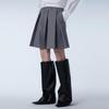 Women's Pleated Wool Blend Skirt Shorts