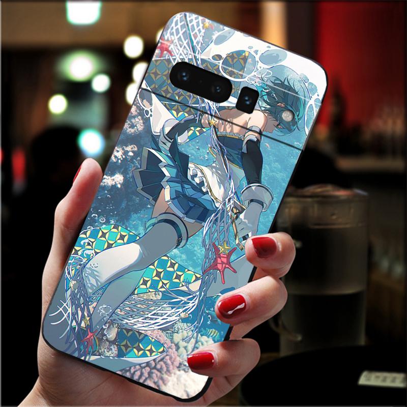 For Google Pixel 10 9 Pro XL Silicone Phone Soft Case For Google Pixel 9A 8A 7A 6A 5 Cover Shell Puella Magi Madoka Magica