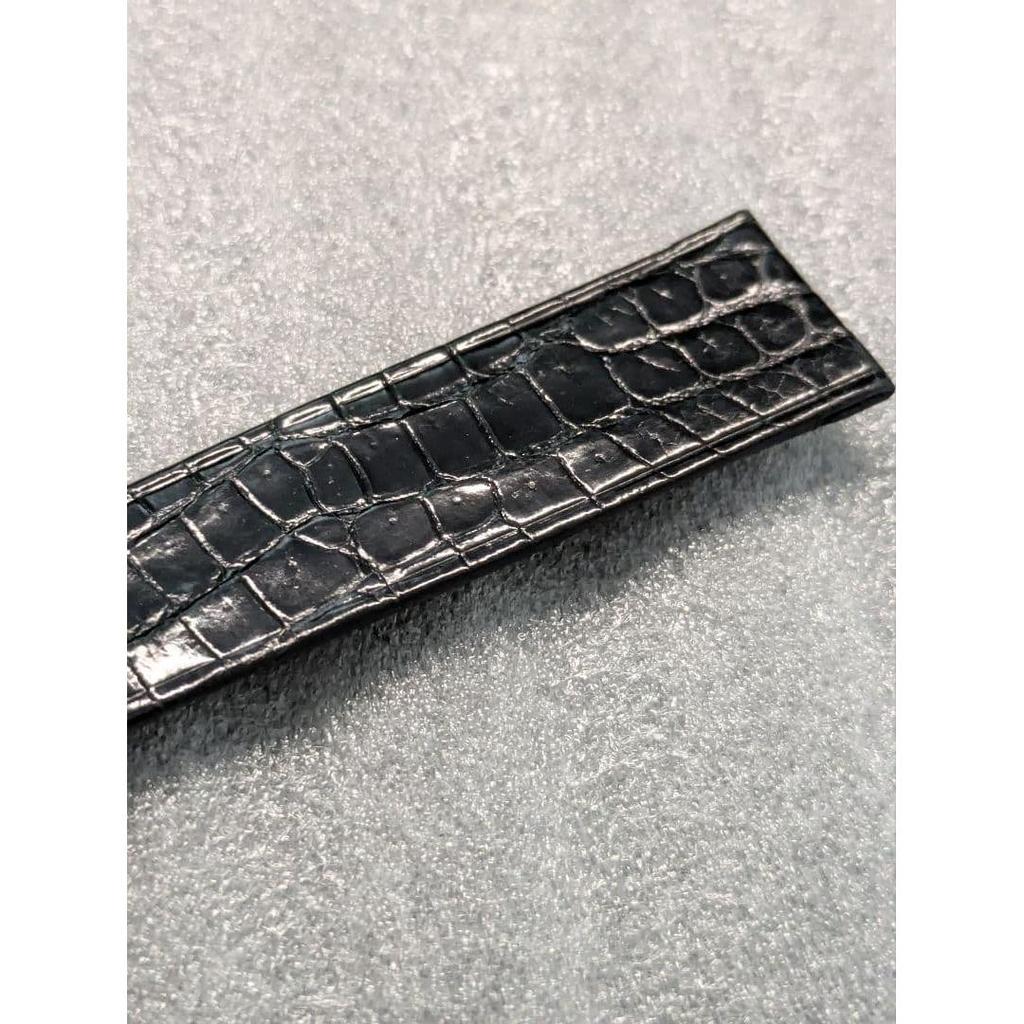 Used PIAGET Watch Leather Strap Crocodile Black B394