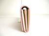 Authentic BVLGARI Light Pink Cream Leather Gold H/W Flap Wallet Continental #a440  Refurbished