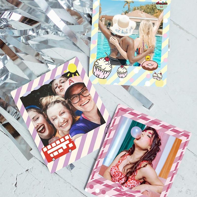[Film Lab] [Set of 12pcs] Frame Stickers for Instax SQ Photo CAC13