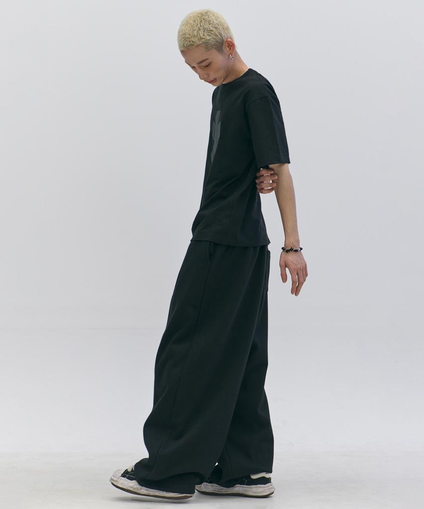 SOMEPLACE MAN Basic Waistband Drawstring Two-Way Wide Jogger Sweat Training Pants_2 Colors