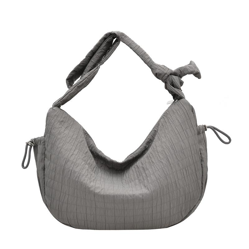 Niche Design Lazy Wind Dumpling Bag Daily Commute High Value Handbag Versatile High Sense Pleated Bag