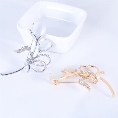 1 Stück Retro Elegante Tulpen Brosche Kreativer Romantischer Anstecker Klassischer Mode Schmuck Zubehör Party Täglich Geburtstagsgeschenk Souvenir