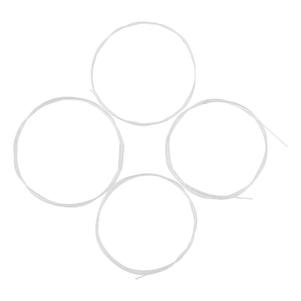 

4pcs set Ukulele Ukelele Uke Strings Nylon Material White белый