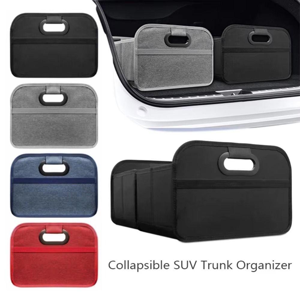 Oxford Cloth Car Trunk Organizer Multifunction Auto Storage Bag Outing Storage