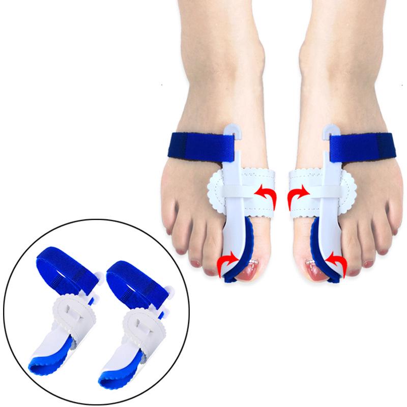 Hallux Valgus Corrector: Day & Night Orthosis with Silicone Toe Separator