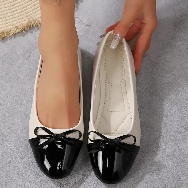 Fashion 2024 New Fashion Women Concise Trend Shoes Comfort Non-slip Loafers Elegant Shallow Women Single Flats Shoes Shoes for Women