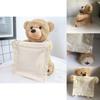 Niedlicher, sprechender Teddybär, 35 cm groß, wiederaufladbar, scheues Gesicht, batteriebetrieben