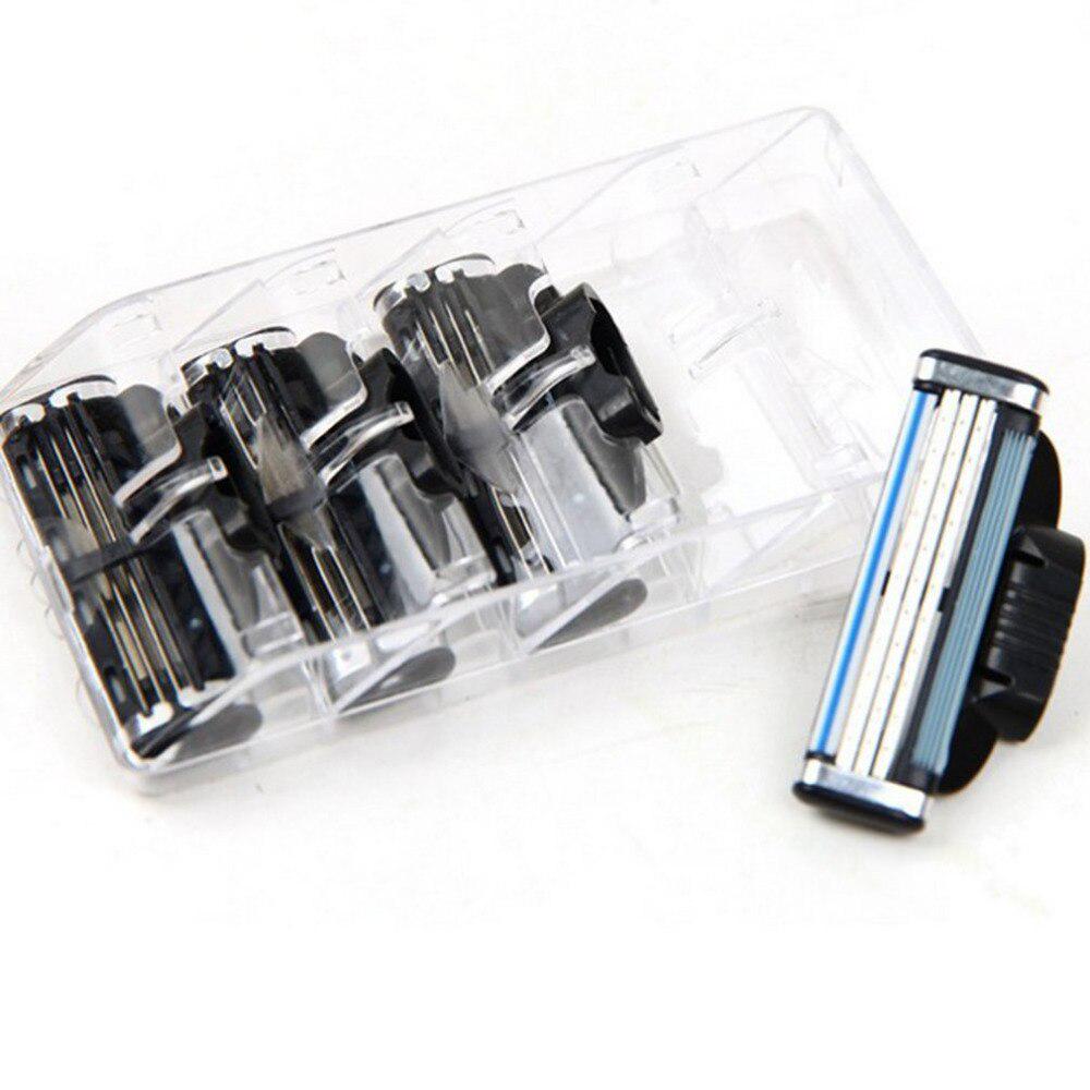 8Pcs Razor Blades Compatible for Gillettee Mache 3 Machine Shaving Razor Blade for Men Face Care