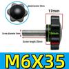 Adjustable Plum Blossom Plastic Head Star Handle Screw Bolt