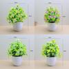 Handmade Faux Chrysanthemum And Spread Palm Artificial Plants For Home And Workspace