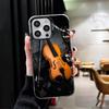 Violin Music Soft Phone Case for iPhone 15 16 17 Pro Max 17Air 16E 14 Plus 13 12 Mini Shockproof Cover Back Shell
