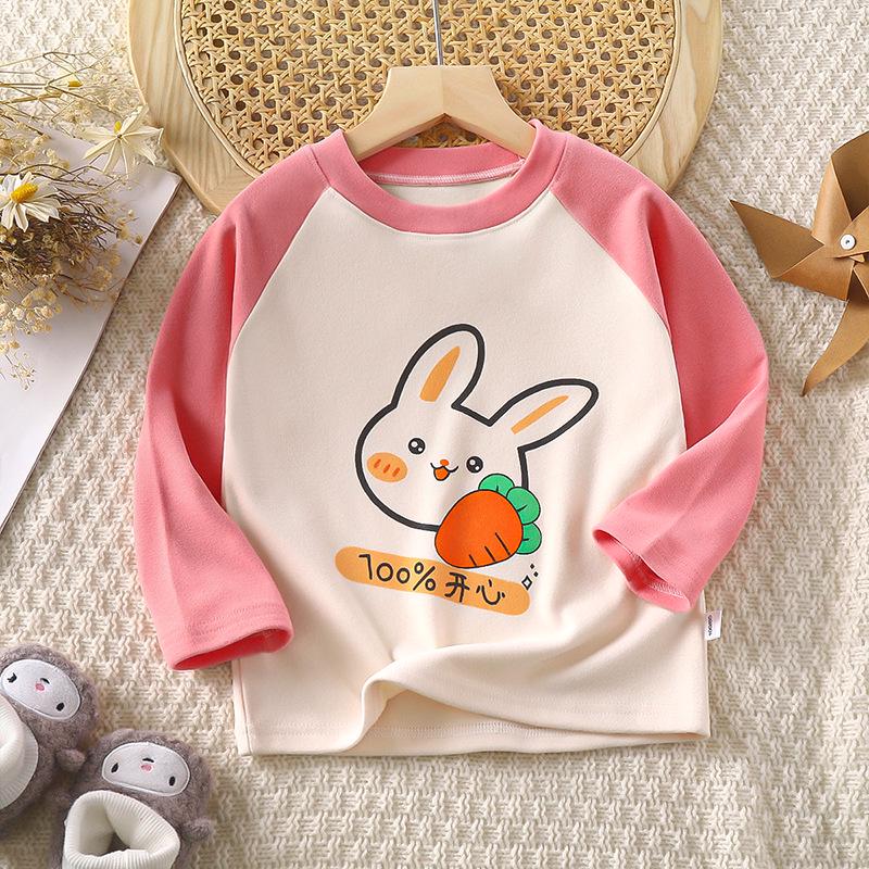 

Новый стиль, детский теплый топ из немецкого бархата с длинными рукавами для мальчиков и девочек 80 cm