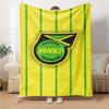 Jamaica Print Flannel Blanket High Quality Warm Comfortable Cover for All Seasons Perfect for Gifts Home Decor