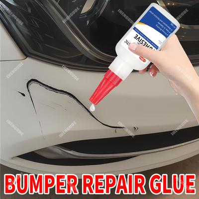 Col pour Pare-chocs de Voiture - Adhésif Spécial pour Plastiques Durs, Colle Universelle Forte pour Soudage, Réparation de Pièces en Plastique, Supports de Rétroviseur, Dommage an