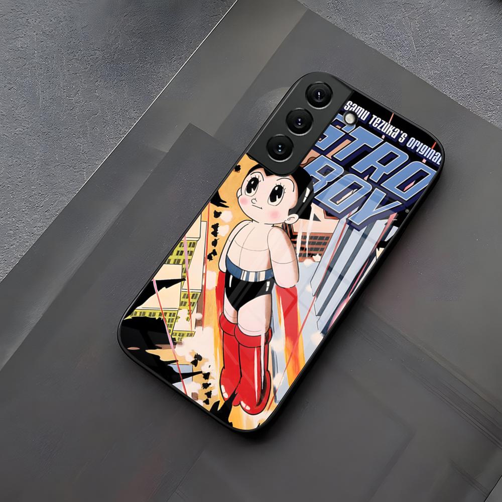 

Anime Astro Boy Phone Case Glass For Samsung Galaxy S23 S25 S24 S21 S22 S20 Ultra Fe Plus A34 A15 A25 A52 A53 M54 Cover Samsung S25
